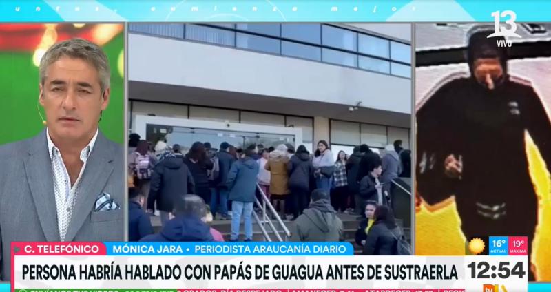 Confirman robo de recién nacida desde el Hospital de Temuco