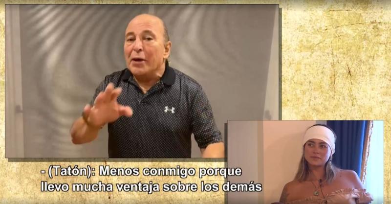 Tatón le manda preguntas a Camila en Ganar o Servir