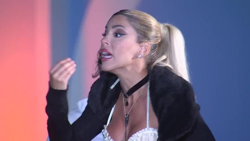 La reacción de Oriana contra Daniela Colett.