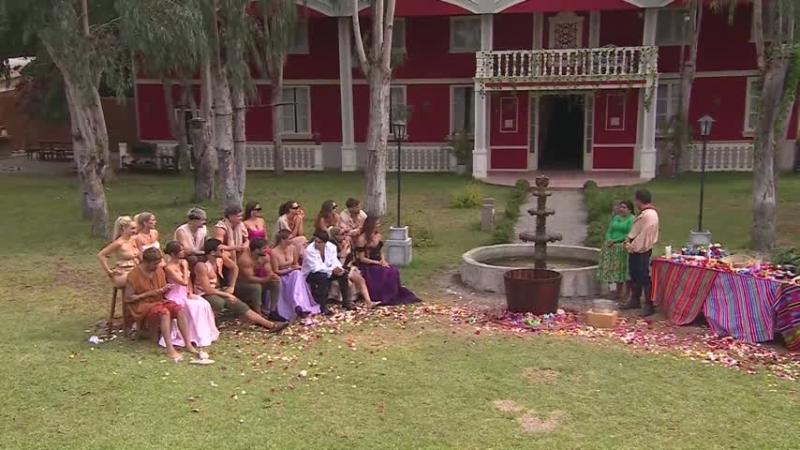 Ritual tradicional peruano en Ganar o Servir.