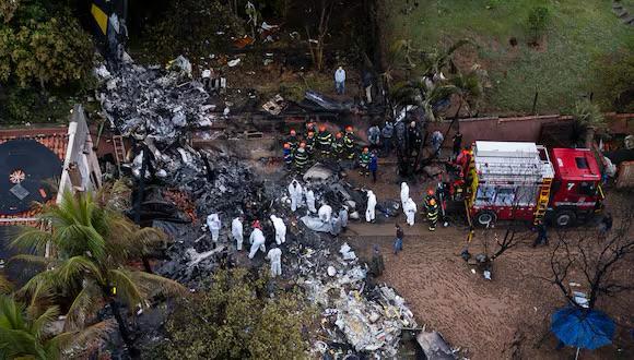 Accidente de avión en Brasil