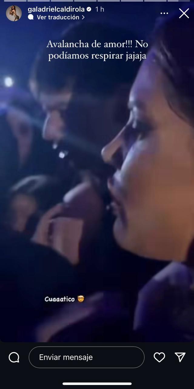 Avalancha en evento de Oriana y Gala.