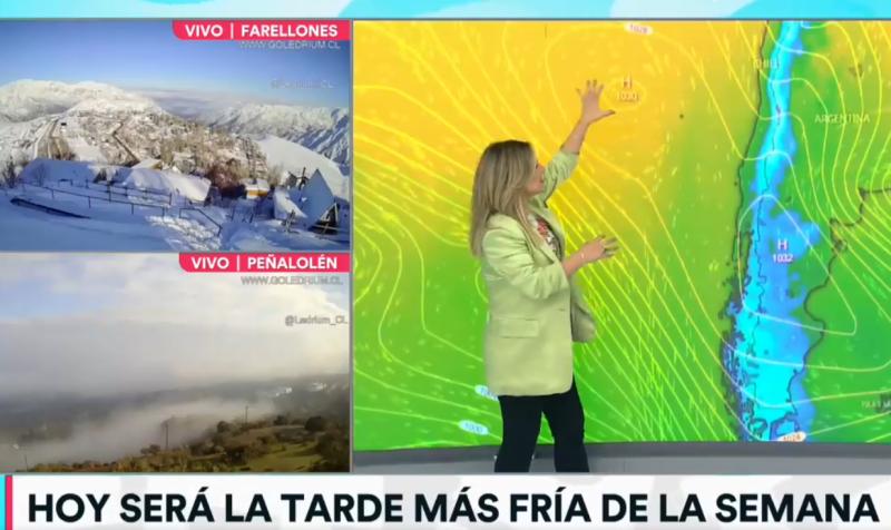 Michelle Adam adelanta bajas temperaturas para la mañana de este jueves.