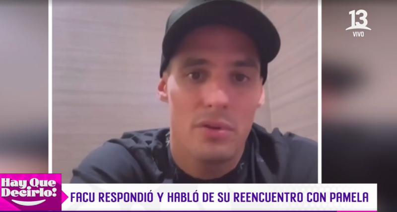 Facundo Gonzáles se refirió a su reencuentro con Pamela Díaz en Ganar o Servir.