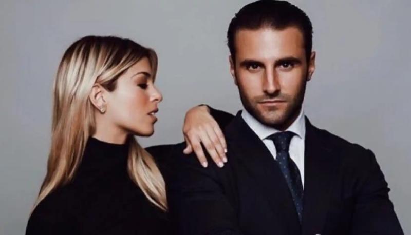 Oriana Marzoli y su ex novio Eugenio Gallego.