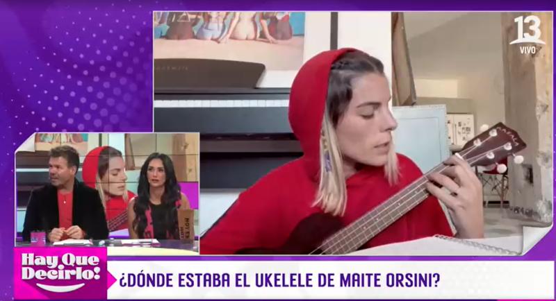 Maite Orsini comunicó la pérdida de su ukelele.