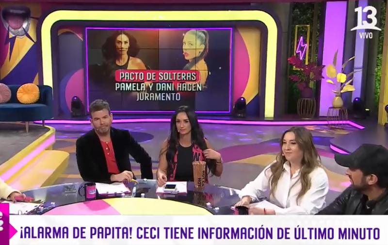 Pamela Díaz firmó un pacto de solteras con Daniela Aránguiz.
