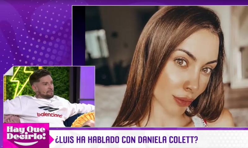 Daniela Colett respondió a Luis Mateucci y contó la verdad de su separación en ¡Hay que Decirlo!