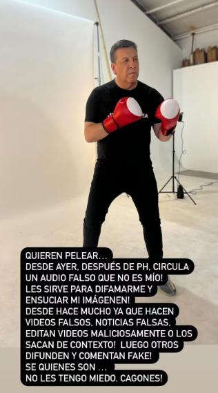 Las palabras de Julio César Rodríguez sobre supuesto audio filtrado.