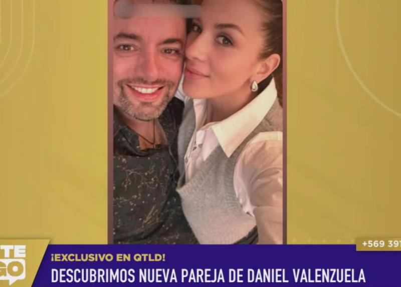 Daniel Valenzuela junto a quien sería su nueva pareja. (Fuente: "Que te lo digo")