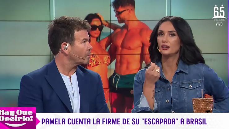 Pamela Díaz reveló que ex chica reality le hizo coqueta propuesta a Fabio Agostini.