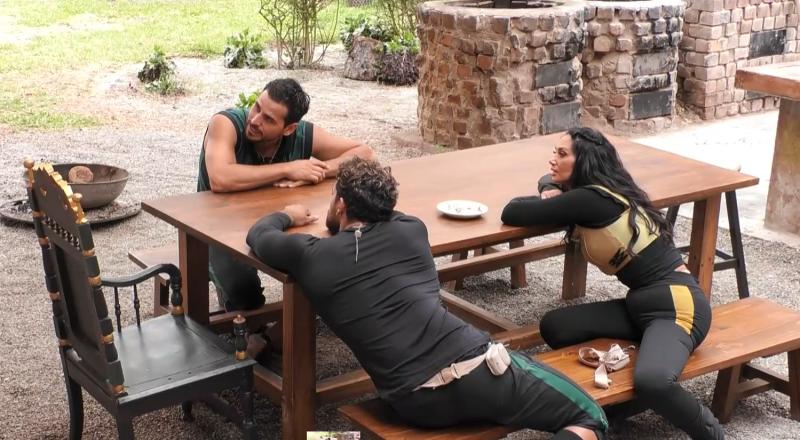 Pangal Andrade, Austin Palao y Pamela Díaz en Ganar o Servir