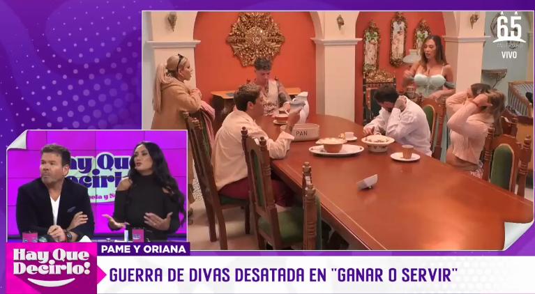 Pamela Díaz se refirió al romance de Oriana Marzoli y Pamela Díaz.