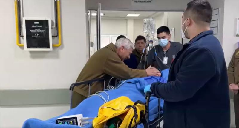 Carabinero baleado es escolta de Ricardo Yáñez, director de la institución - Créditos Carabineros