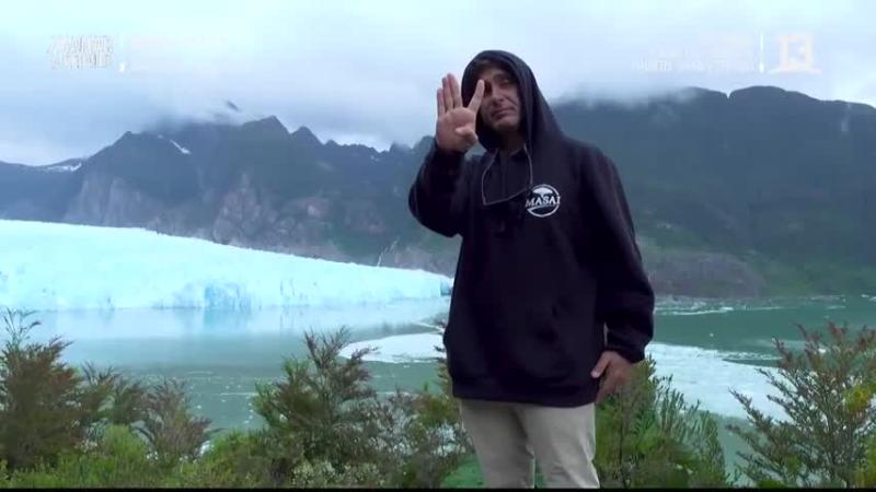 Claudio Iturra visitó el Mirador del Glaciar San Rafael