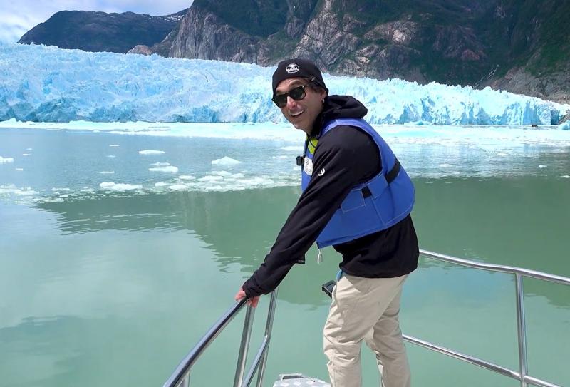 Claudio Iturra en "La ruta de la patagonia"