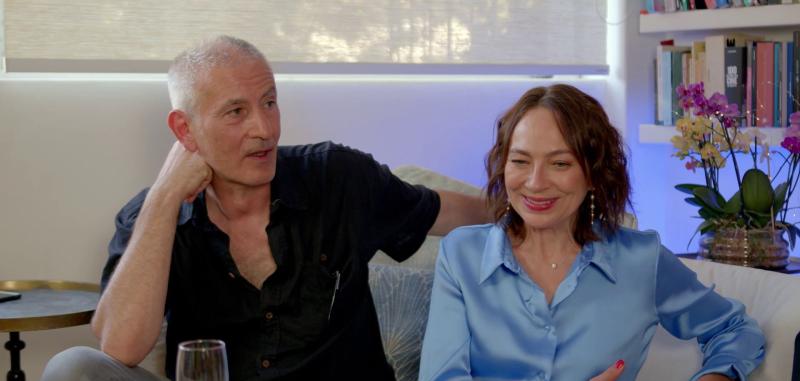 Andrea Rivadeneira junto a su esposo, Andrea Orsini.