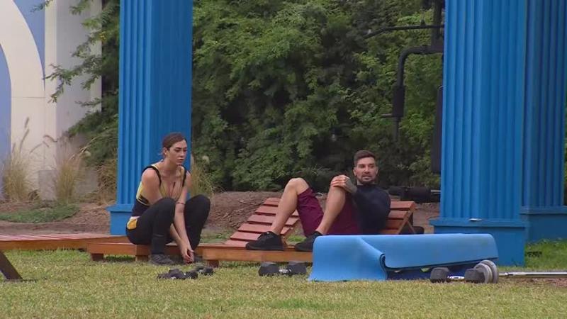 El diálogo entre Luis Mateucci y Daniela Colett.