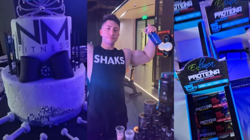 Nicole Moreno celebró su cumpleaños con temática fitness.