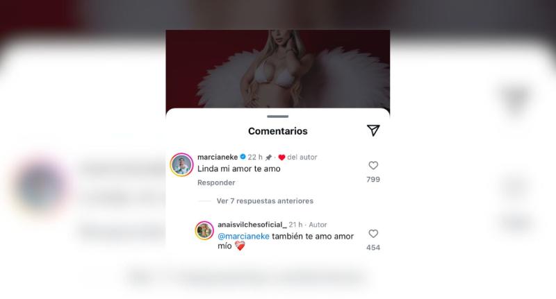 Marcianeke dedica romántico mensaje a su ex pareja Anaís Vilches - Instagram
