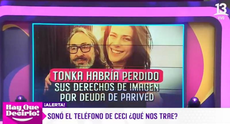 Tonka Tomicic estaría viviendo un complejo escenario económico - Hay que decirlo