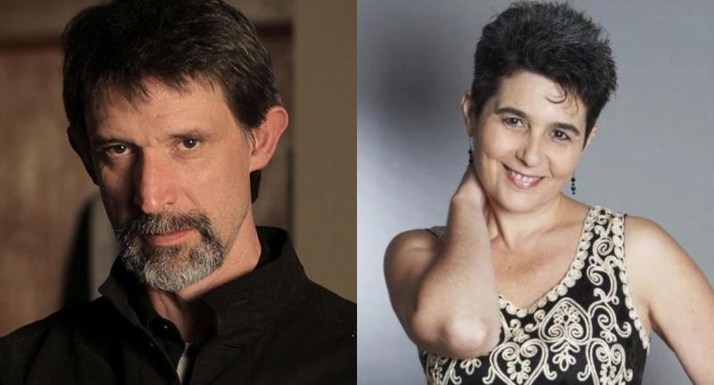 Pancho Melo y la actriz Patricia Velasco