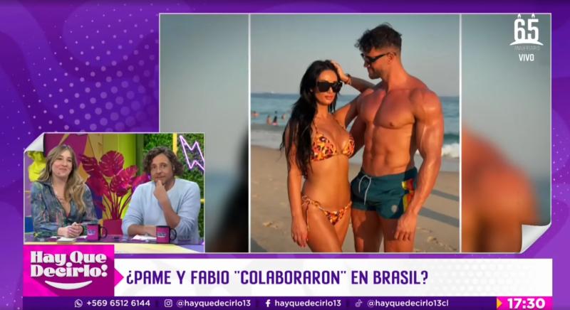 Pamela Díaz cuenta la firme de su escapada a Brasil con Fabio Agostini