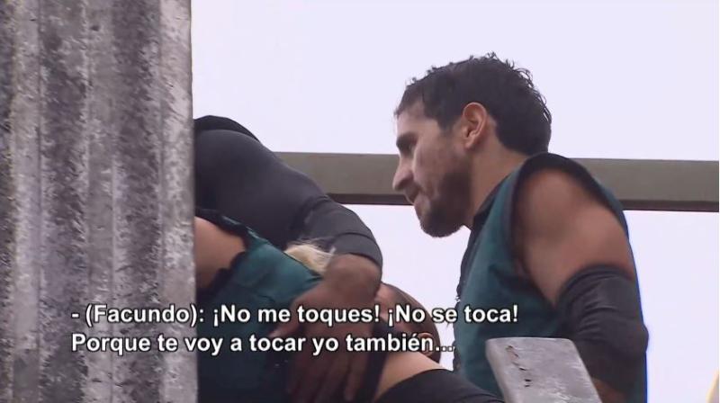 Facundo González le dice a Pangal que no lo toque en Ganar o Servir