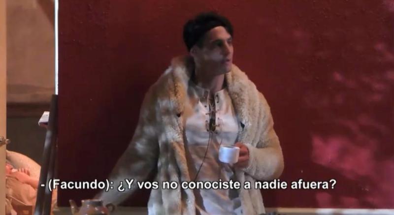 Facundo conversa con Pamela en Ganar o Servir