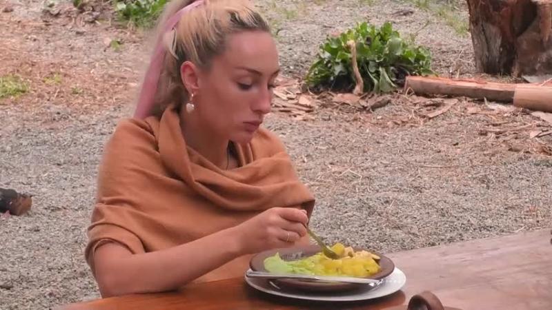 Fran Maira, en el comedor de los sirvientes de Ganar o Servir.