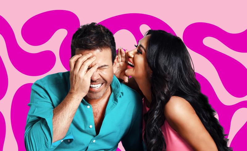 Nacho Gutiérrez y la reconocida figura Pamela Díaz en "¡Hay que decirlo!"