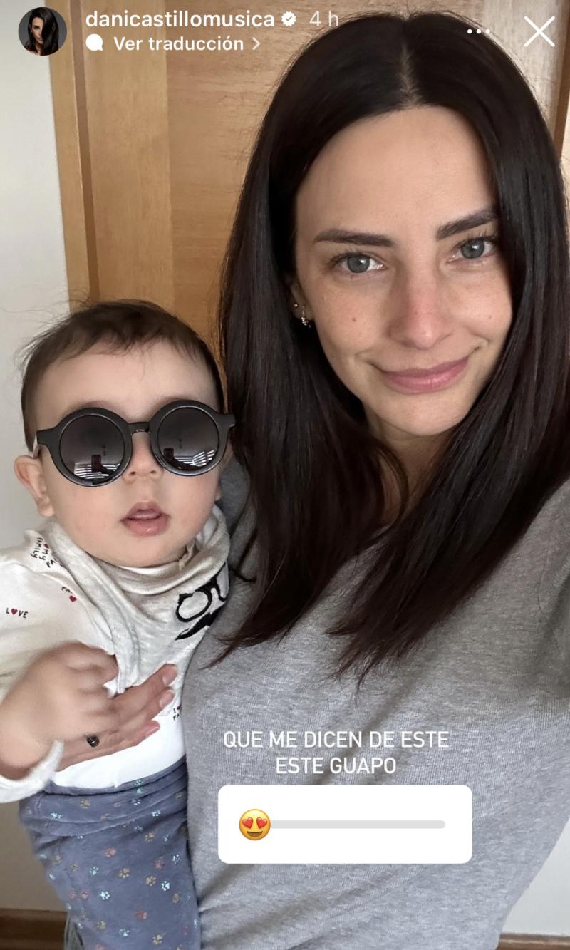 Daniela Castillo y su hijo Matteo - Instagram