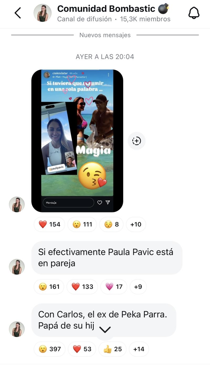 Cecilia Gutiérrez confirma relación de Paula Pavic con ex de Ingrid Parra - Instagram
