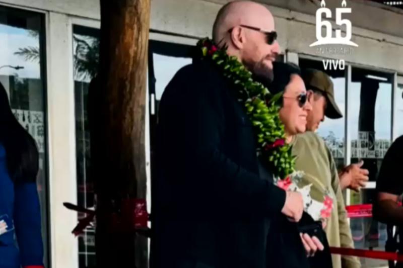 John Travolta, famoso actor de Hollywood, en Chile