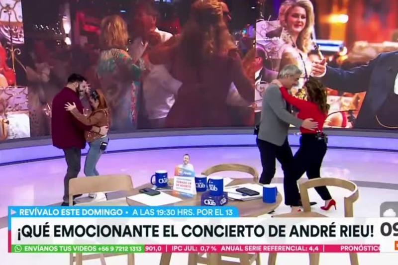 Priscilla Vargas y José Luis Repenning bailando vals