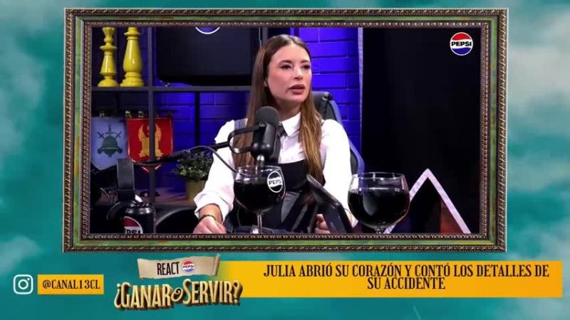 Julia Fernándes, en el React Pepsi de Ganar o Servir.