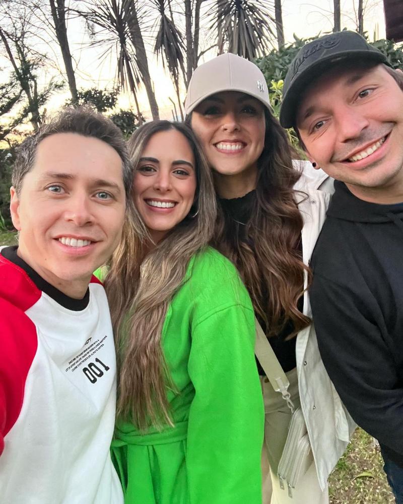 Rodrigo Gallina festejó su cumpleaños con Karol Lucero