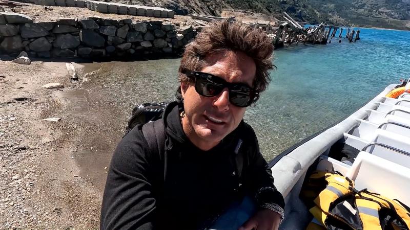 Claudio Iturra en un nuevo capítulo de "La ruta de la patagonia"