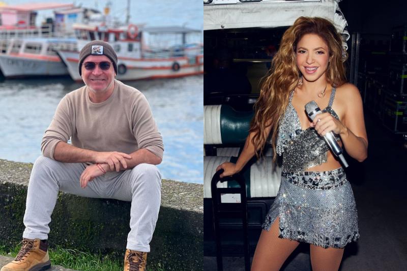 Lucho Jara adivinó el futuro de Shakira - Créditos de las fotos: Instagram