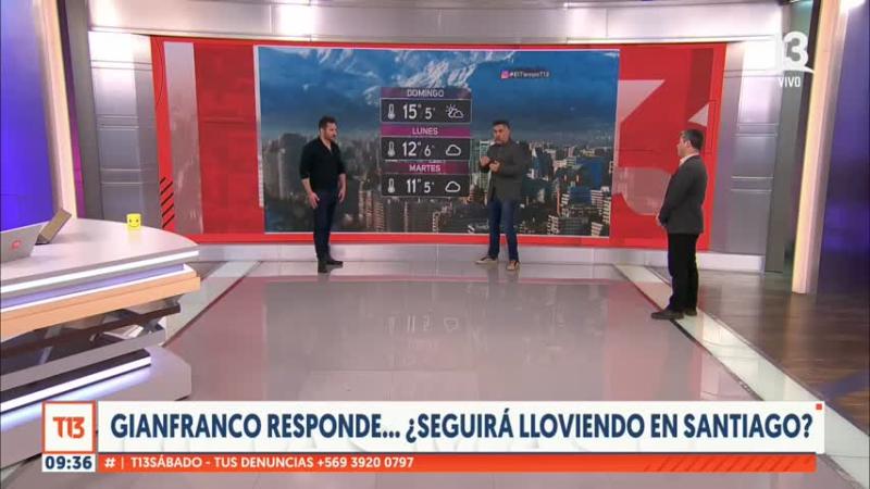 Gianfranco Marcone habla de las próximas lluvias en T13