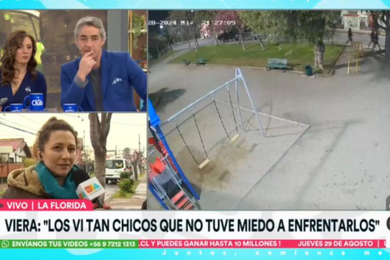 Viera, la mujer que se salvó de encerrona gracias a arriesgada maniobra