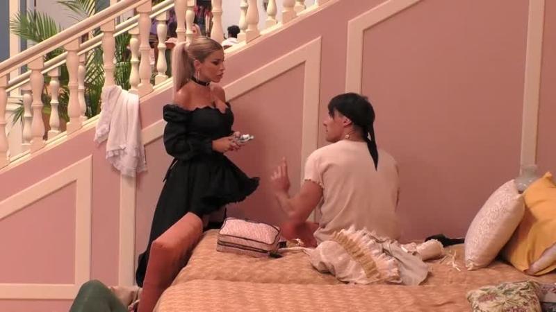 El diálogo entre Oriana y Facundo.