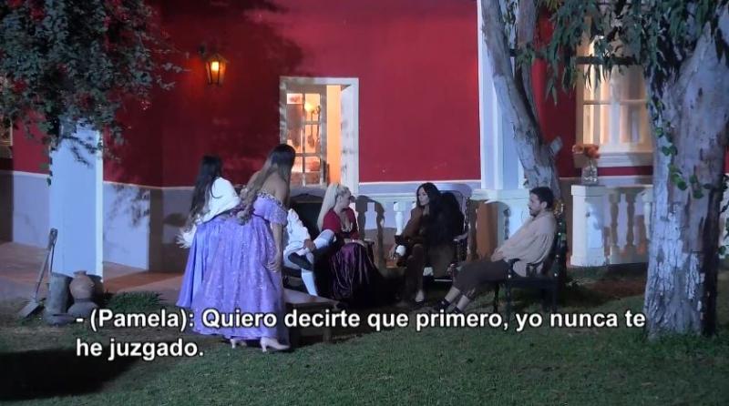 Pamela le explica a Fran su versión sobre el conflicto