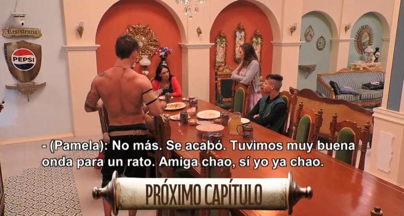 Pamela Díaz enojada con Facundo en Ganar o Servir