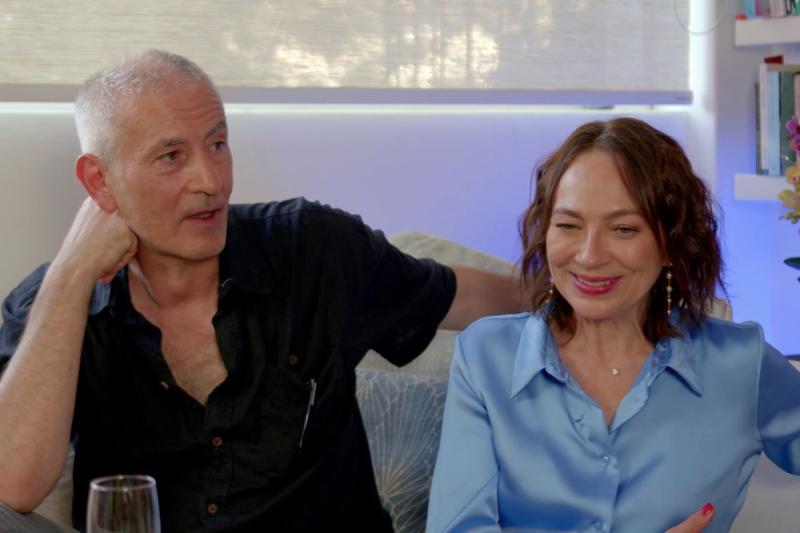 Patricia Rivadeneira y su esposo italiano en "De Tú a Tú"