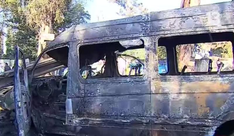 Encuentran furgón quemado tras actos de vandalismo durante los cortes de luz en Maipú | Tu Día