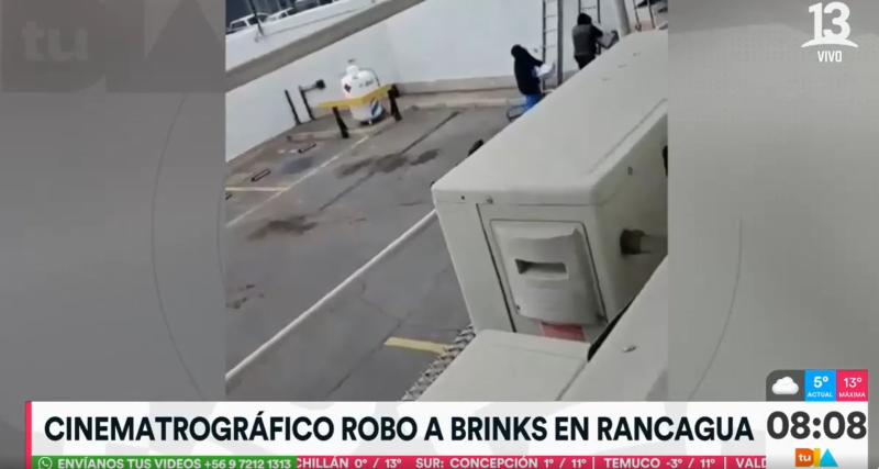 Así fue el millonario robo a la empresa Brinks - Captura Canal 13
