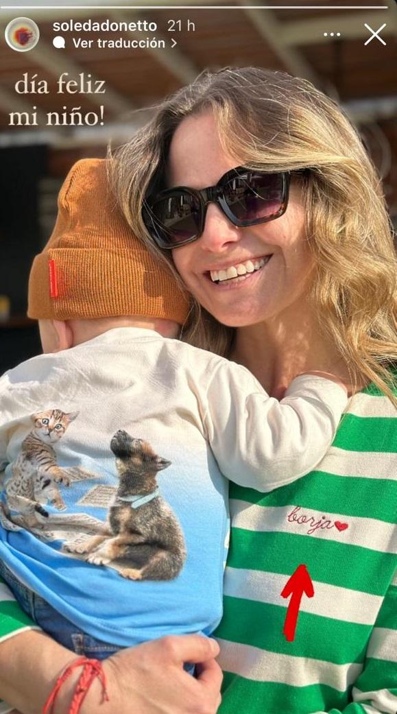 Soledad Onetto y su hijo Borja - Créditos Instagram Soledad Onetto