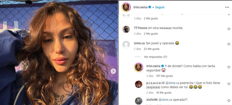 ija de Pamela Díaz responde a desafortunado comentario de seguidora