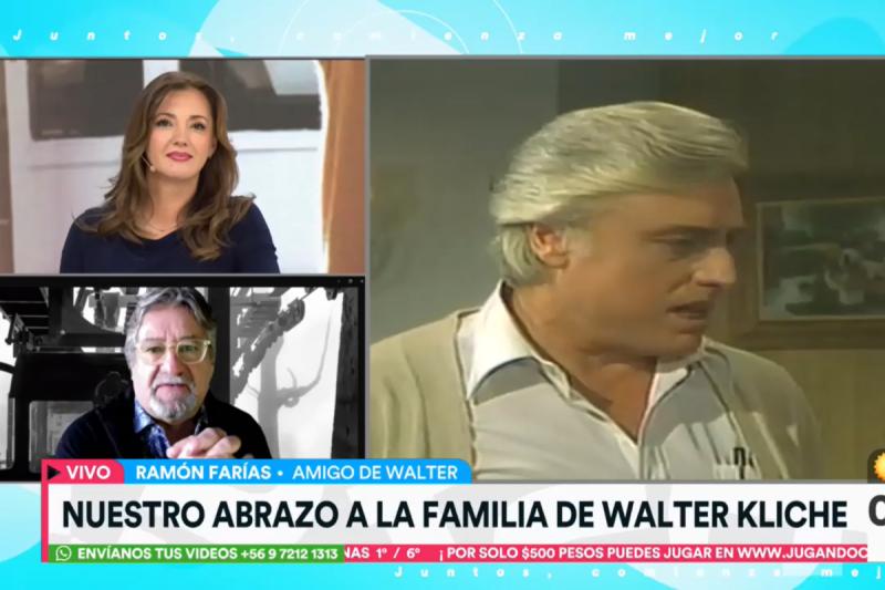 Ramón Farías y Walter Kliche compartieron elenco de importantes teleseries